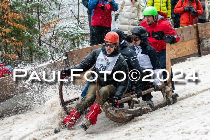 53. Hornschlittenrennen Partenkirchen, 06.01.2024