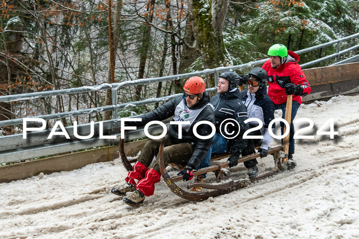 53. Hornschlittenrennen Partenkirchen, 06.01.2024