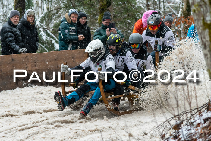 53. Hornschlittenrennen Partenkirchen, 06.01.2024