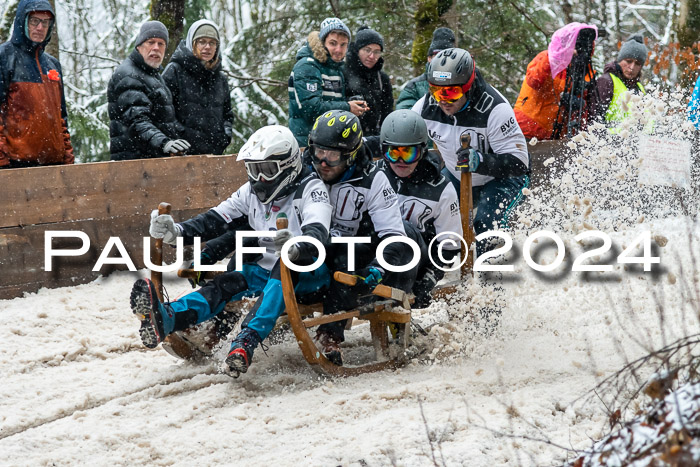 53. Hornschlittenrennen Partenkirchen, 06.01.2024