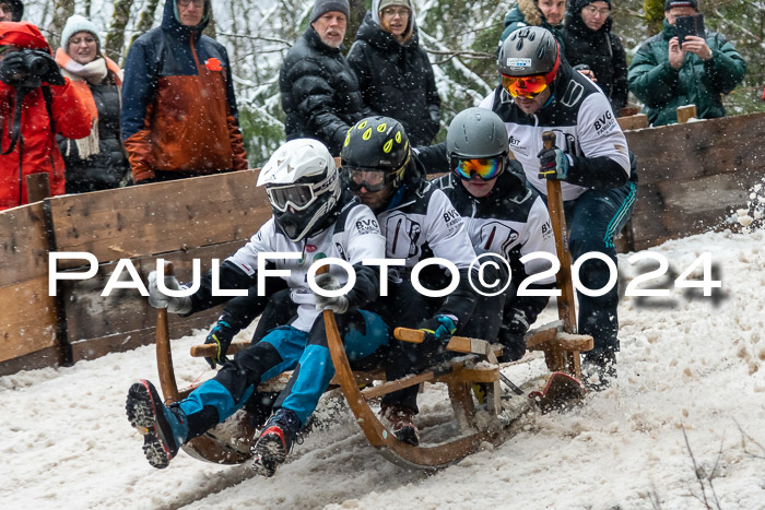 53. Hornschlittenrennen Partenkirchen, 06.01.2024