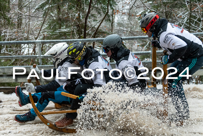 53. Hornschlittenrennen Partenkirchen, 06.01.2024