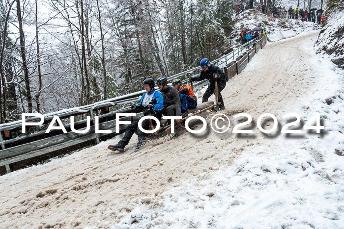 53. Hornschlittenrennen Partenkirchen, 06.01.2024