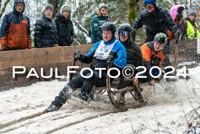 53. Hornschlittenrennen Partenkirchen, 06.01.2024