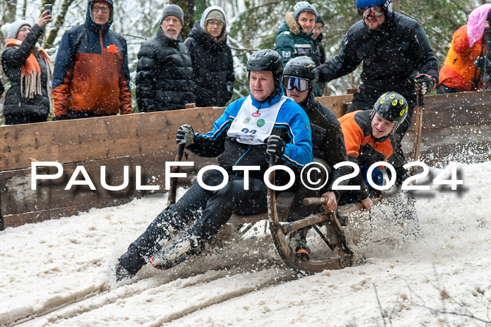 53. Hornschlittenrennen Partenkirchen, 06.01.2024