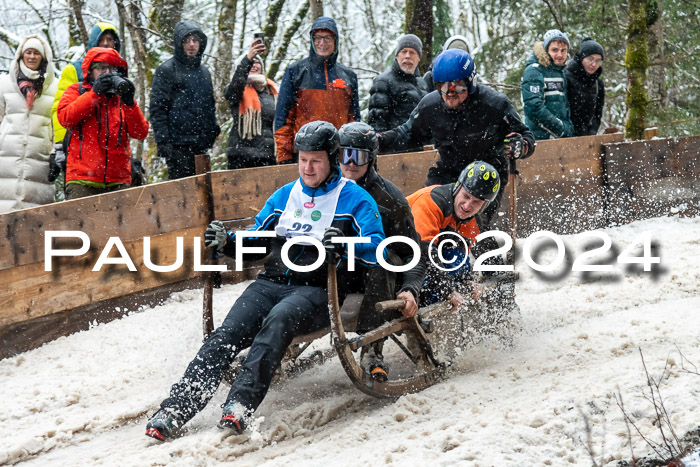 53. Hornschlittenrennen Partenkirchen, 06.01.2024