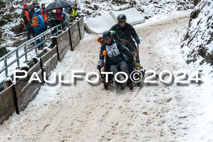 53. Hornschlittenrennen Partenkirchen, 06.01.2024