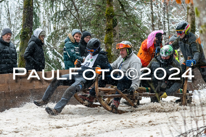 53. Hornschlittenrennen Partenkirchen, 06.01.2024