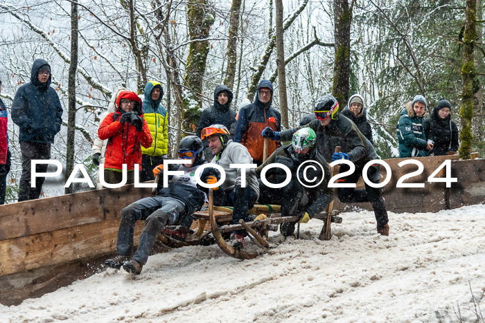 53. Hornschlittenrennen Partenkirchen, 06.01.2024