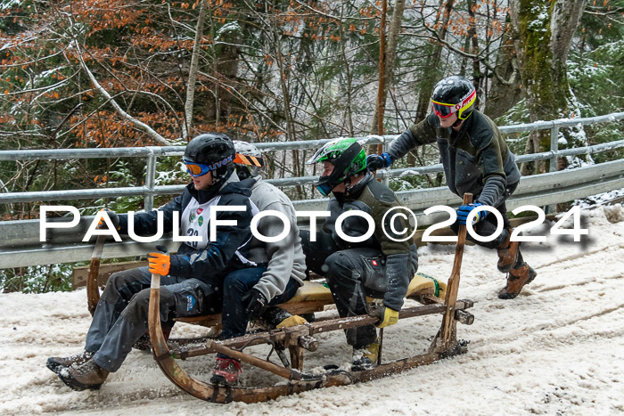 53. Hornschlittenrennen Partenkirchen, 06.01.2024