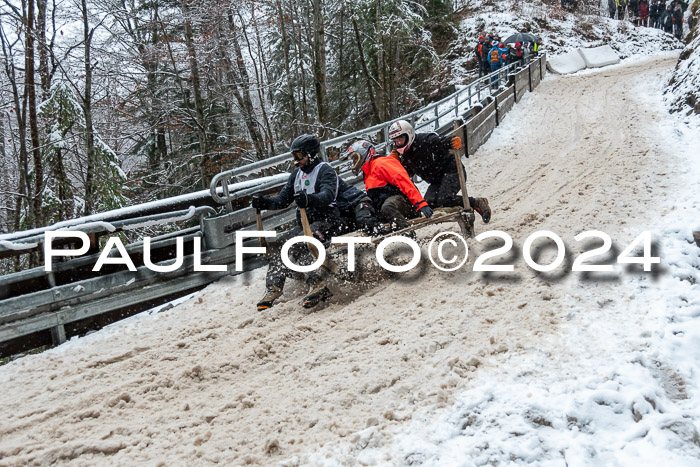 53. Hornschlittenrennen Partenkirchen, 06.01.2024