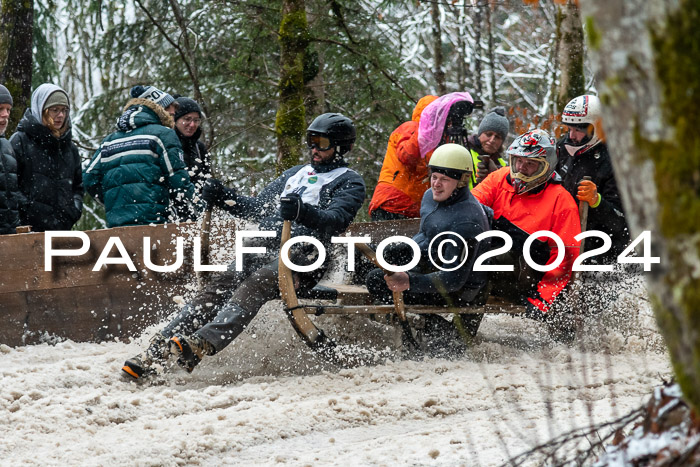 53. Hornschlittenrennen Partenkirchen, 06.01.2024