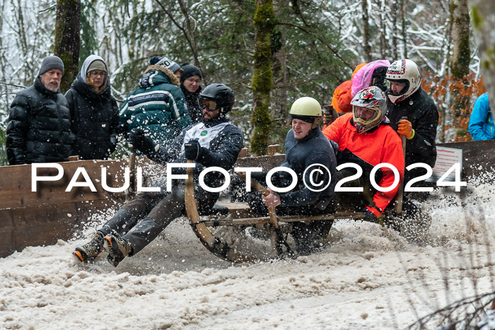 53. Hornschlittenrennen Partenkirchen, 06.01.2024