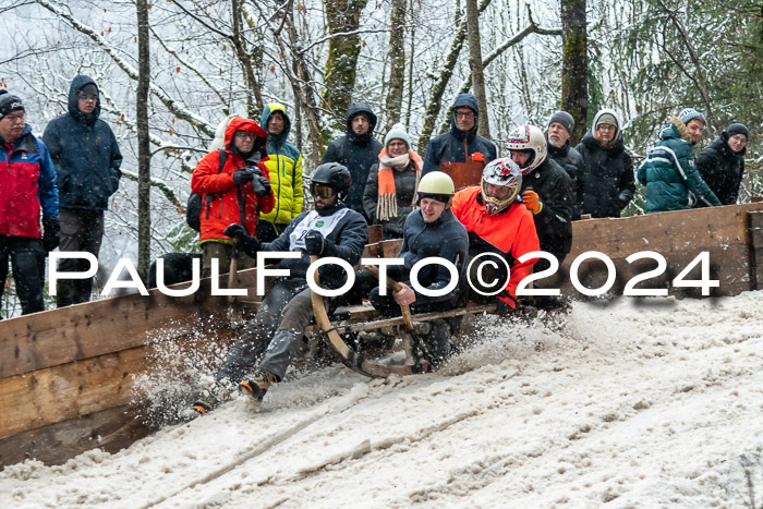 53. Hornschlittenrennen Partenkirchen, 06.01.2024