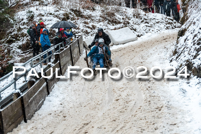 53. Hornschlittenrennen Partenkirchen, 06.01.2024