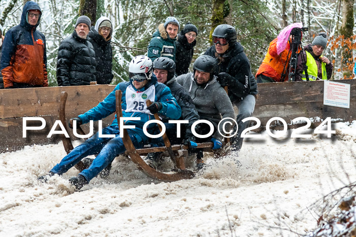 53. Hornschlittenrennen Partenkirchen, 06.01.2024