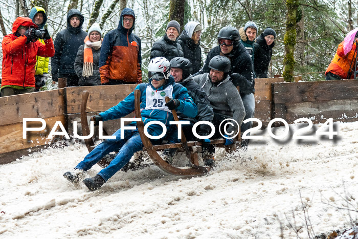 53. Hornschlittenrennen Partenkirchen, 06.01.2024