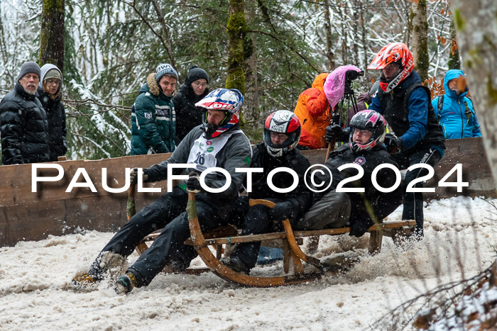 53. Hornschlittenrennen Partenkirchen, 06.01.2024