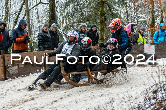 53. Hornschlittenrennen Partenkirchen, 06.01.2024