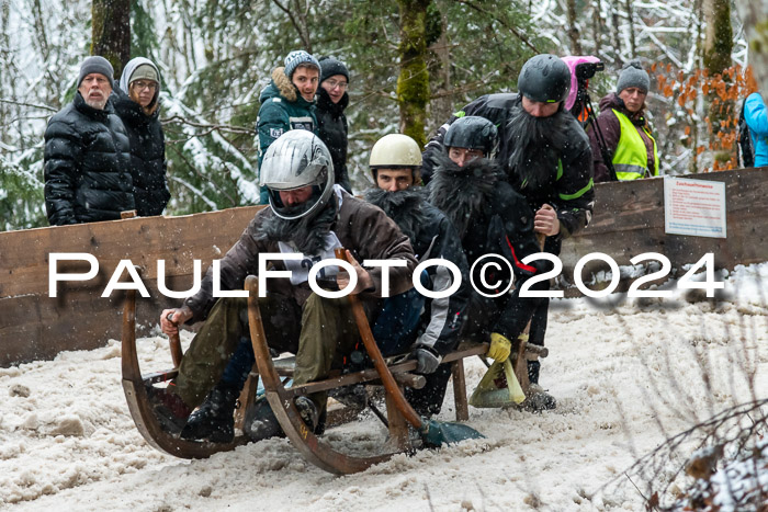 53. Hornschlittenrennen Partenkirchen, 06.01.2024