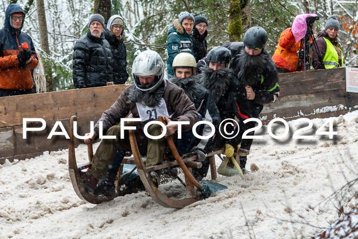 53. Hornschlittenrennen Partenkirchen, 06.01.2024