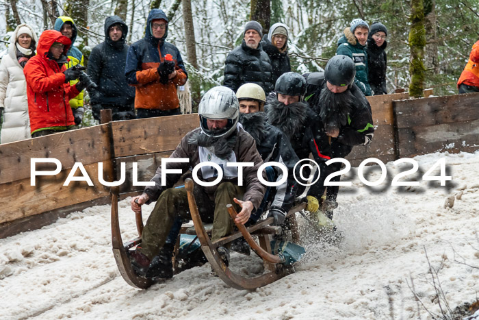 53. Hornschlittenrennen Partenkirchen, 06.01.2024