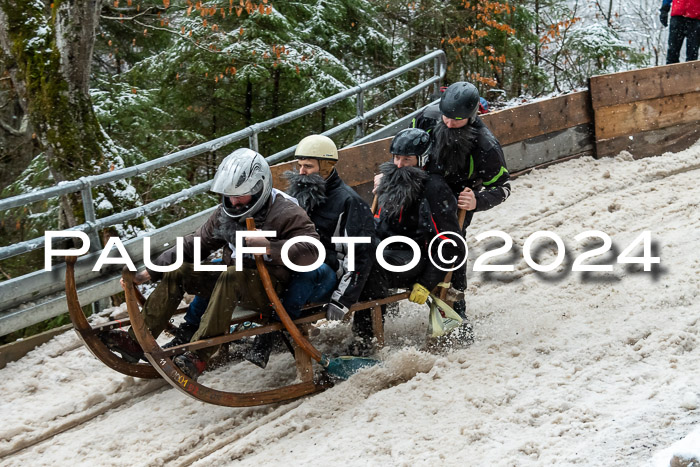 53. Hornschlittenrennen Partenkirchen, 06.01.2024