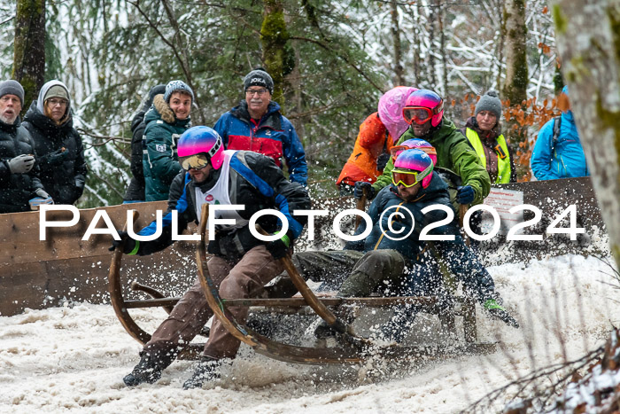 53. Hornschlittenrennen Partenkirchen, 06.01.2024