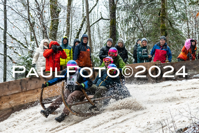 53. Hornschlittenrennen Partenkirchen, 06.01.2024