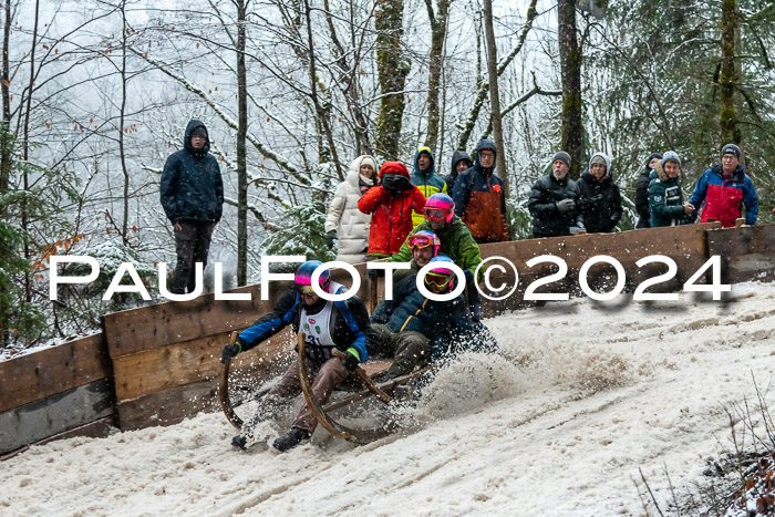 53. Hornschlittenrennen Partenkirchen, 06.01.2024