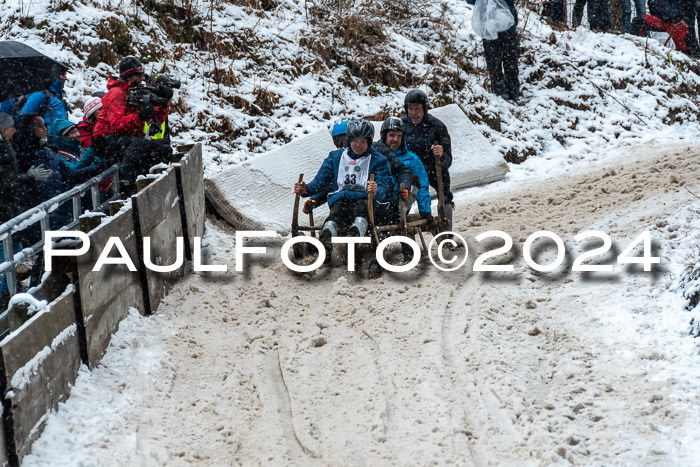 53. Hornschlittenrennen Partenkirchen, 06.01.2024