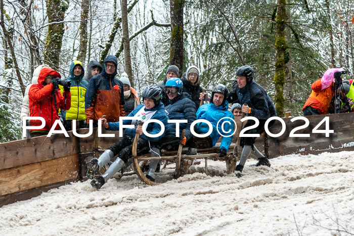 53. Hornschlittenrennen Partenkirchen, 06.01.2024