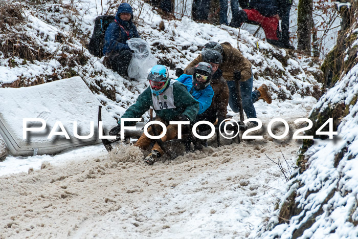 53. Hornschlittenrennen Partenkirchen, 06.01.2024