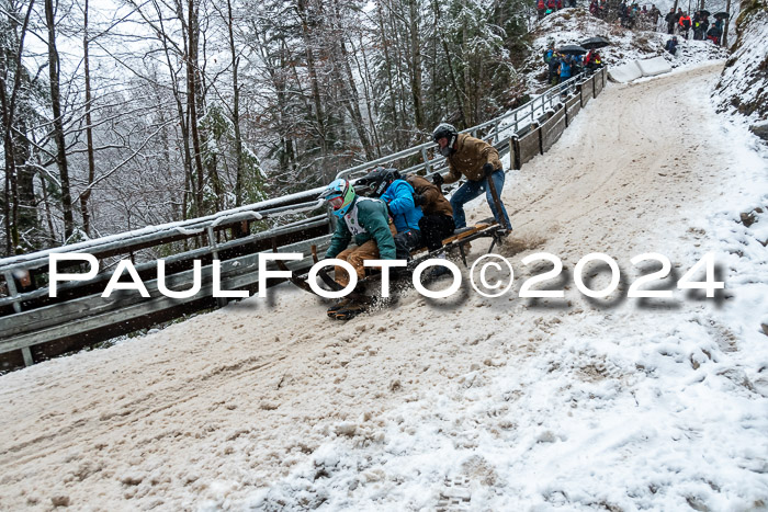 53. Hornschlittenrennen Partenkirchen, 06.01.2024