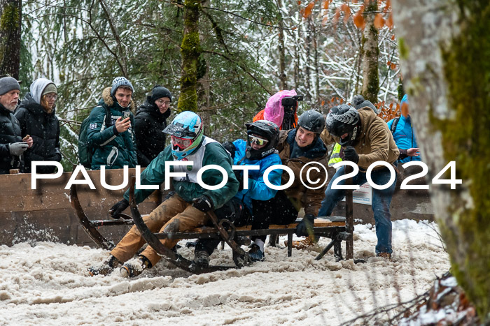 53. Hornschlittenrennen Partenkirchen, 06.01.2024