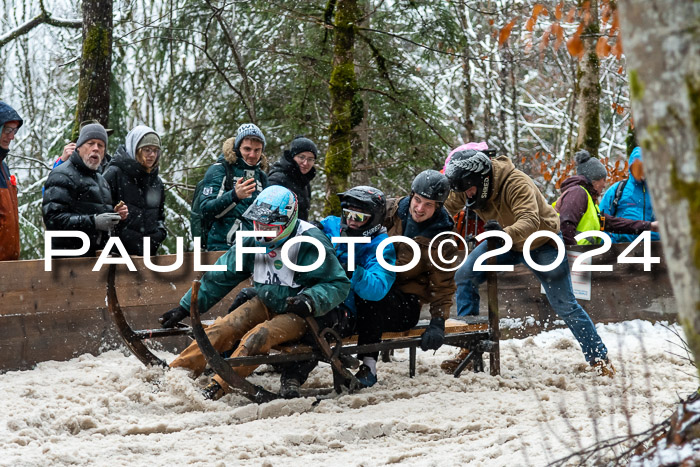 53. Hornschlittenrennen Partenkirchen, 06.01.2024