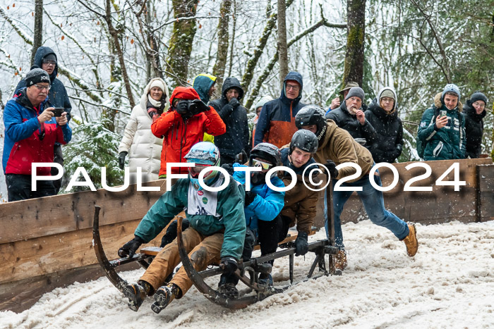 53. Hornschlittenrennen Partenkirchen, 06.01.2024