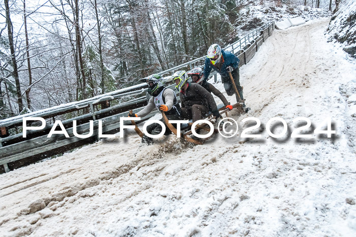 53. Hornschlittenrennen Partenkirchen, 06.01.2024