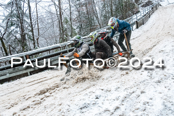 53. Hornschlittenrennen Partenkirchen, 06.01.2024