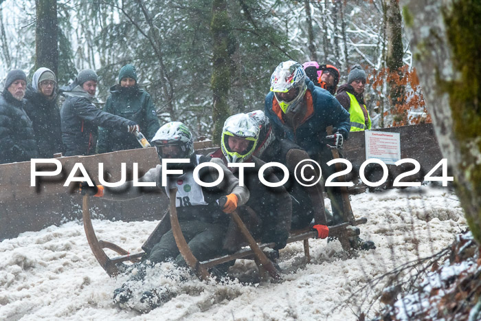 53. Hornschlittenrennen Partenkirchen, 06.01.2024