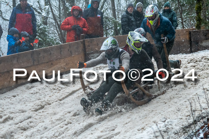 53. Hornschlittenrennen Partenkirchen, 06.01.2024