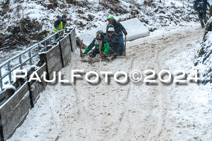 53. Hornschlittenrennen Partenkirchen, 06.01.2024