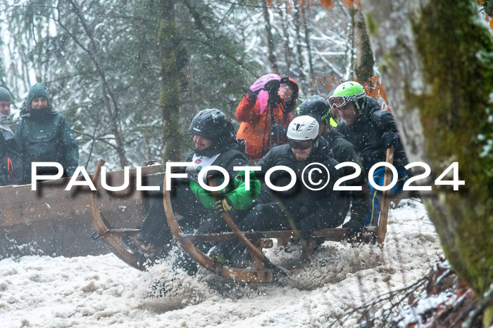 53. Hornschlittenrennen Partenkirchen, 06.01.2024