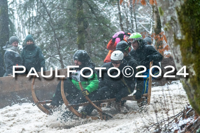 53. Hornschlittenrennen Partenkirchen, 06.01.2024