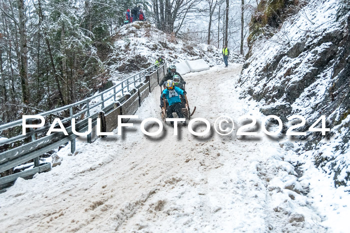 53. Hornschlittenrennen Partenkirchen, 06.01.2024