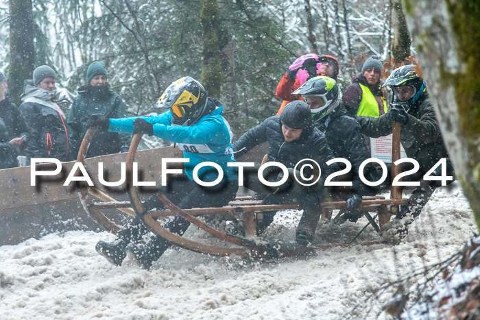 53. Hornschlittenrennen Partenkirchen, 06.01.2024