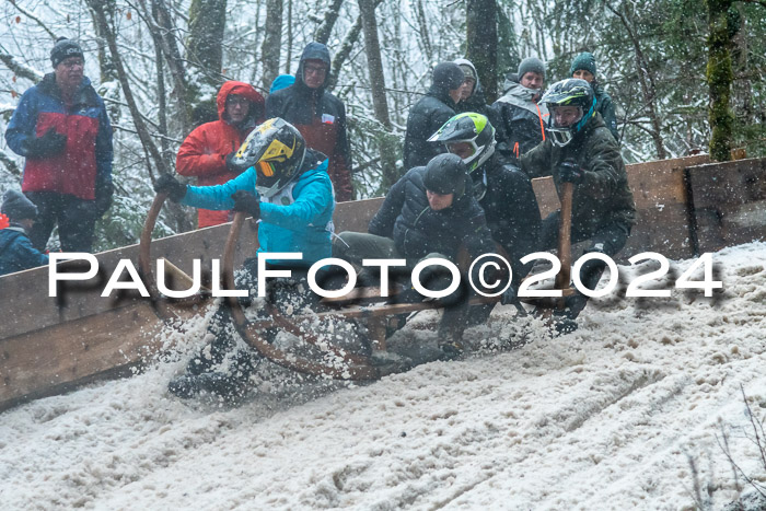 53. Hornschlittenrennen Partenkirchen, 06.01.2024