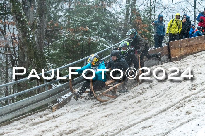 53. Hornschlittenrennen Partenkirchen, 06.01.2024