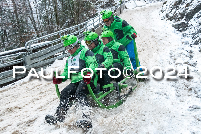 53. Hornschlittenrennen Partenkirchen, 06.01.2024