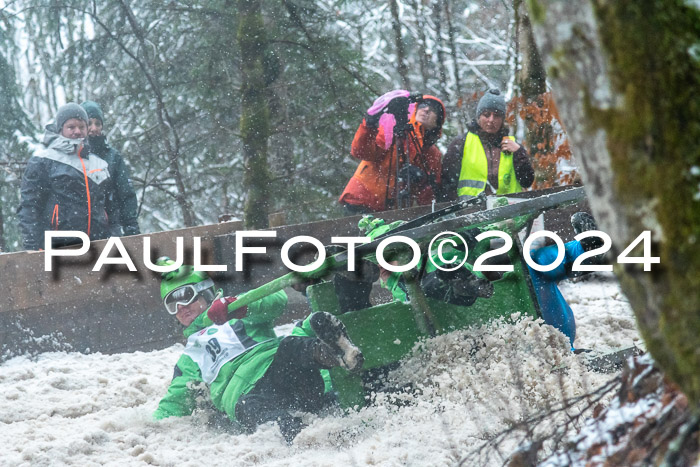 53. Hornschlittenrennen Partenkirchen, 06.01.2024